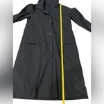 Theory Black Trench Coat Photo 2