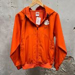 Nike Y2K Clemson University Tigers Orange Full Zip Raincoat Rain Jacket Medium M Photo 0