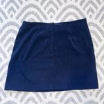 XOXO Navy Blue Velour Short Mini Skirt Medium Photo 1