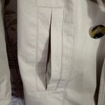 London Fog  Beige Double-Breasted Short Trench Coat with Belt Women's Medium Photo 4