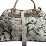 Giani Bernini  Women's Floral Dome‎ Satchel Bag Neutral Design Photo 7