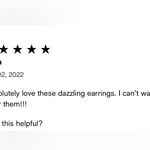 Coach  ‘C’ linear chain earrings Photo 4