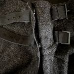 Sundance  Wool A Line Skirt Buckle Strap Detail Flowy Academia Preppy Brown 6 Photo 1