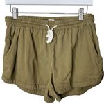 Billabong EUC  Road Trippin Elastic Waist Shorts Olive Green Tie Size XL Photo 5
