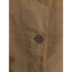 C&C California  Linen Top Short Sleeve Button Back Yellow Womens‎ Size S Photo 5