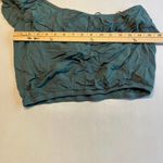 Hippie Rose  One Shoulder Ruffle Crop‎ Top Green XS Photo 6