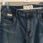 Baby Phat Y2K stretch womens flare jeans stitched logo Size 14 Photo 1