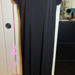 Michael Michael Kors Black Spandex T Shirt Dress w Slits Large EUC Photo 0