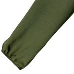 Altar'd State Altar’d State Small Romper Long Sleeve Lined Surplice V-Neck Tie Waist Ruffled Photo 3