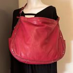 Fossil cranberry pink color, great leather bag Photo 0