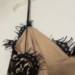 Fame and Partners x FP Lace Black Mini side slit sexy Dress US 10 Photo 7