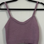 Uk2la  Lavender Purple‎ Cropped Sweater Tank Medium Photo 0