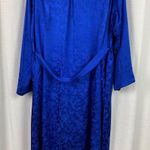 Torrid Blue Jacquard Trench Coat Sz.4 NWT Photo 12