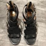 Pour La Victoire  nwot leather black heel sandals Photo 1