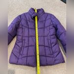 Faded Glory  Fleece Purple Puffer Winter Jacket Photo 5