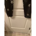Live Love Dream  Star Print Leggings Black Silver Yoga Workout Women's Size XL Photo 12