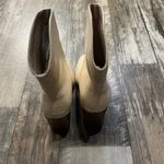 Journee Collection JOURNEE Elegant Cream Ankle Boots Size 9 Photo 5