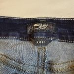 Silver Jeans Womens 32x22.5 Suki Capri Mid Rise Super Stretch Dark Wash Blue Photo 6
