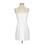 Show Me Your Mumu Samba Mini Dress in White Liquid Sequins XS Photo 3