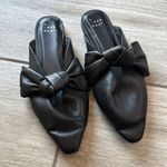 A New Day  Bow Flats Size 7 Black Slip-On pointed‎ Photo 1