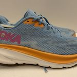 Hoka One One Clifton 9 “Airy Blue” Running Shoes Women's Size 11 Wide Blue Photo 1