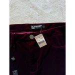 BLANK NYC  Womens Crybaby Velvet pants red Valentine's Day‎ Size 30 NWT Photo 7