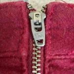 YKK MOSSIMO maroon mini skirt with gold beaded detail and front pockets ; 18 Red Photo 2