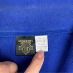 Descente womens large cotton Blue Quarter Photo 2