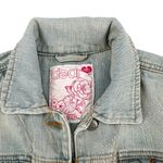 Vintage Y2K Light Wash Denim Jean Jacket Dear AB by Amanda Bynes Small Blue Photo 2