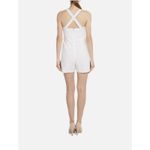 Trina Turk Thalia White Eyelet Romper Women’s Size 4 Resort Vacation Cocktail Photo 1