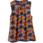 Modcloth ‎ Lions and Tigers sleeveless blouse XS Photo 6