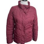 Gap Lightweight Puffer Jacket Ruby Wine Size Small Photo 0