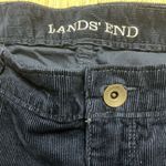 Lands' End Pants Womens 16 Navy Indigo corduroy straight leg outdoor casual Photo 5