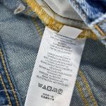 Free People Maggie Straight Leg Mid Rise Distressed Denim Jeans in Blue US 28 Photo 9