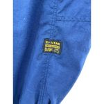 G-Star  Women Raw 1/4 Zip Dress Size Medium Sleeveless Elastic Waist Pockets Blue Photo 3