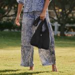 Johnny Was Lauchlen Wide leg Silk Pants. Size L Photo 1