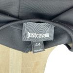 Just Cavalli  Dress Sheath Leopard Animal Print Short‎ Sleeve Black Size 44 US 8 Photo 9