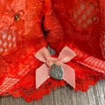Victoria's Secret Victoria’s Secret Body By Victoria‎ Rhinestone Red Lace Push Up Bra Size 34D Photo 3
