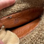 Lucky Brand Huntress Suede Foldover Lace Up Ankle Lugged Booties 8.5 Tan Photo 4