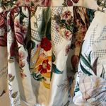 Anthropologie Dahlia Cameo Asymmetrical Peplum  Coquette Floral Top Size L Photo 7