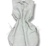 Club Monaco  Beige Linen Sleeveless Tunic Top – Small Photo 0