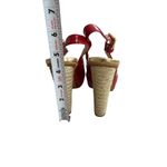 Michael Kors  Red Patent Leather Slingback Heels Size 4.5 Photo 7