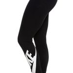 Nike Womens Sportswear Futra Leg-A-See Leggings Swoosh Logo Black Size XS Photo 1