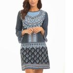 Cabana Life Shift Dress Blue Santorini Print Size L Size L Photo 12