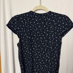 Brandy Melville  Navy Robbie Floral Wrap Dress Photo 7