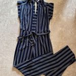 Sleeveless Jumpsuit Blue Size L Photo 2