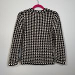 J.Crew  Handknit Wool Cardigan Lady Jacket L Parisian Inspired Textured Knit Photo 7