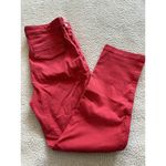 Pistola  High Rise Utility Straight Crop Denim Pant Jean in Hibiscus Size 29 Photo 3