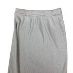 Anthropologie Daily Practice Gray Ribbed Knit Maxi Skirt Lounge Minimalist Soft Small Photo 1