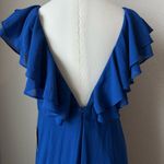 Lulus New Royal Blue Ruffle Jumpsuit Photo 2
